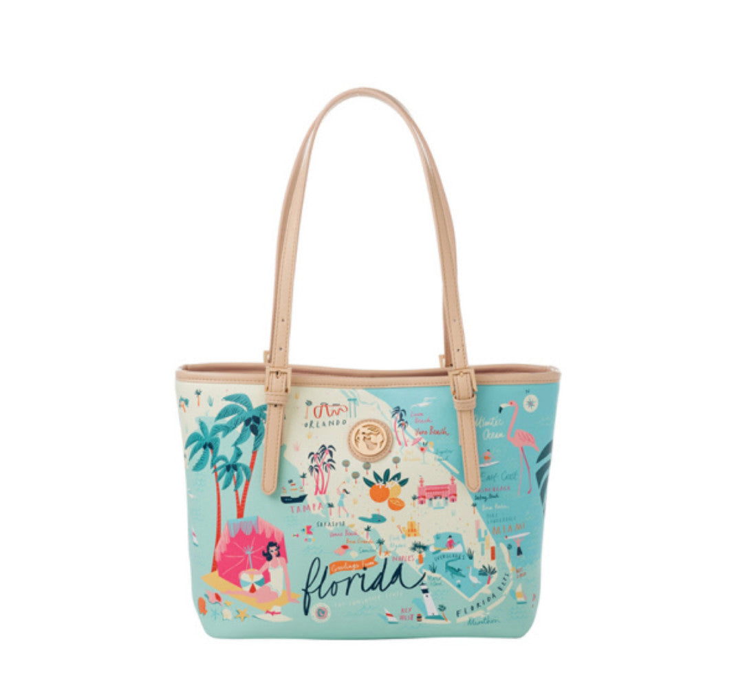 Spartina Florida Small Zip Tote