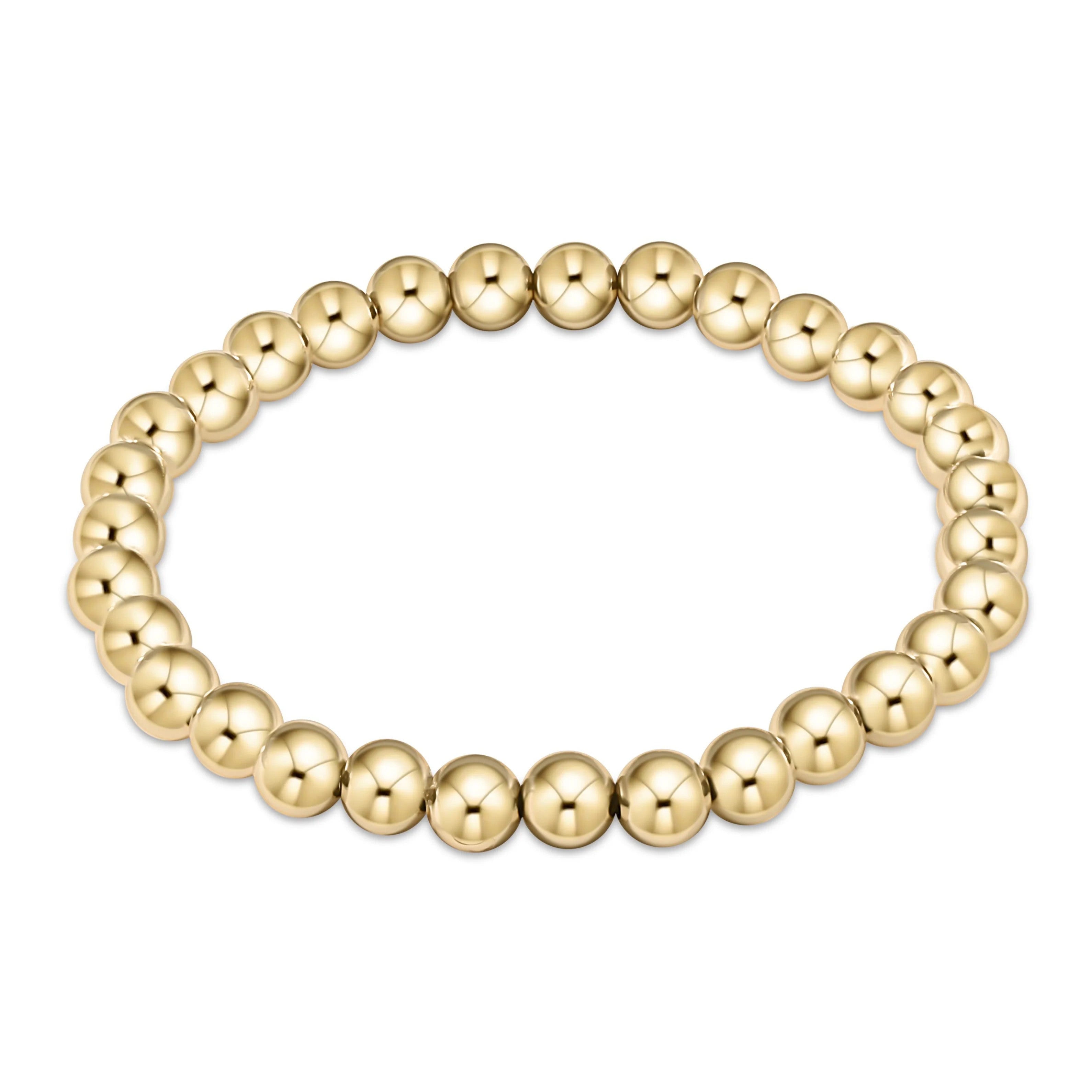 Enewton Extends Classic Gold 6mm Bead Bracelet SS'24