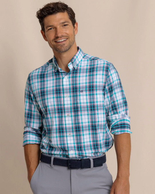 Southern Tide IC Willowbrook Plaid Sportshirt Button Down LS