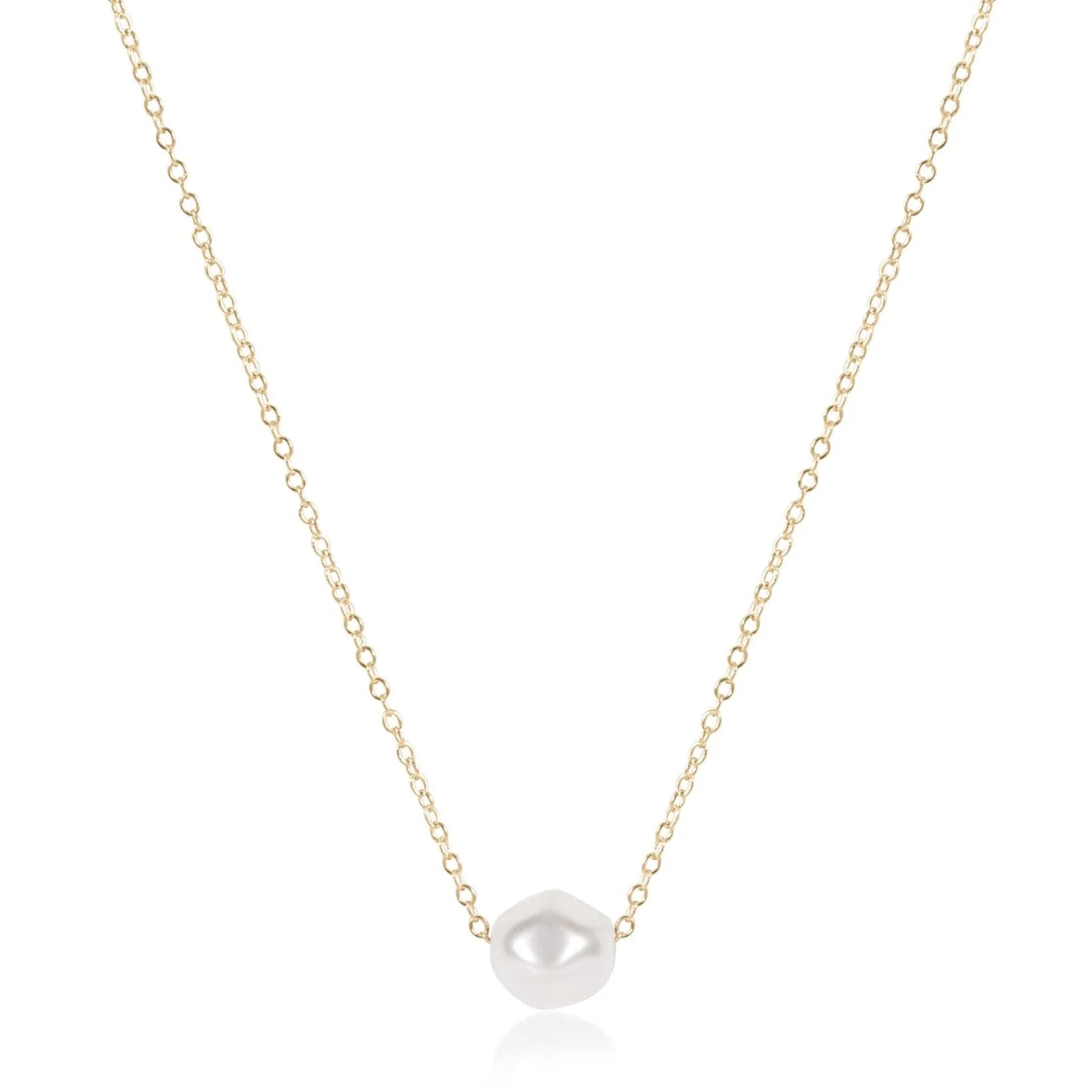 Enewton 16" Purpose Gold Necklace Pearl