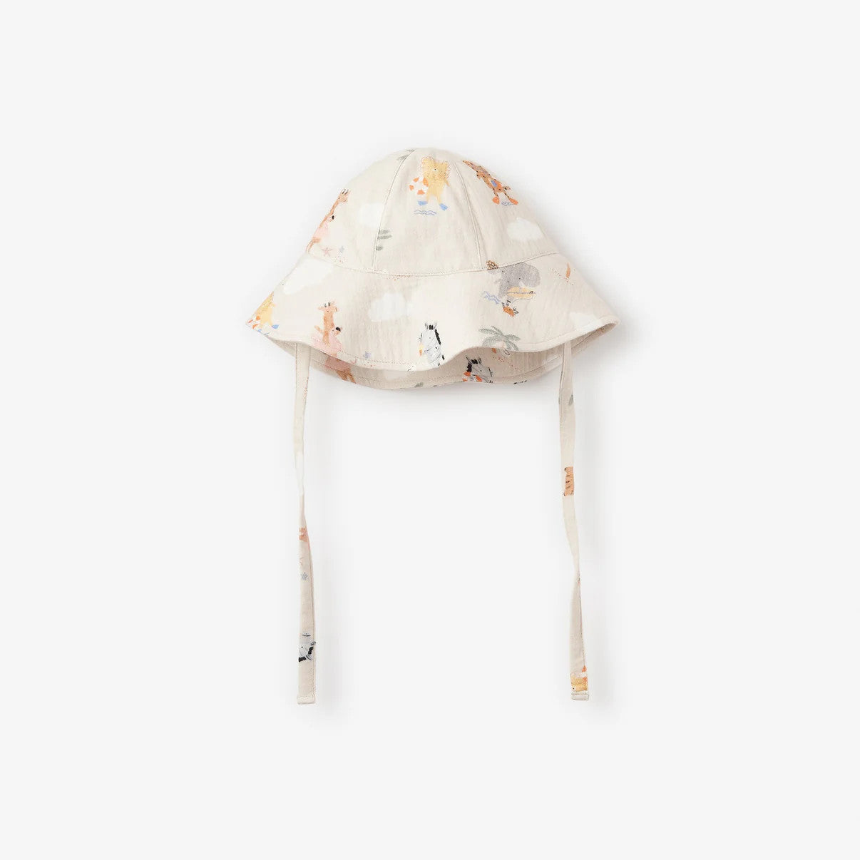 Elegant Baby Seaside Safari Organic Muslin Sunhat
