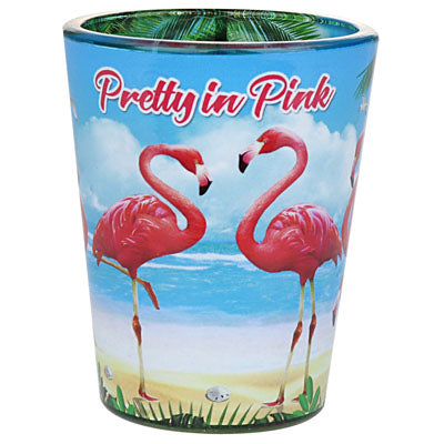 Flamingo Pretty In & Out Shot Glass