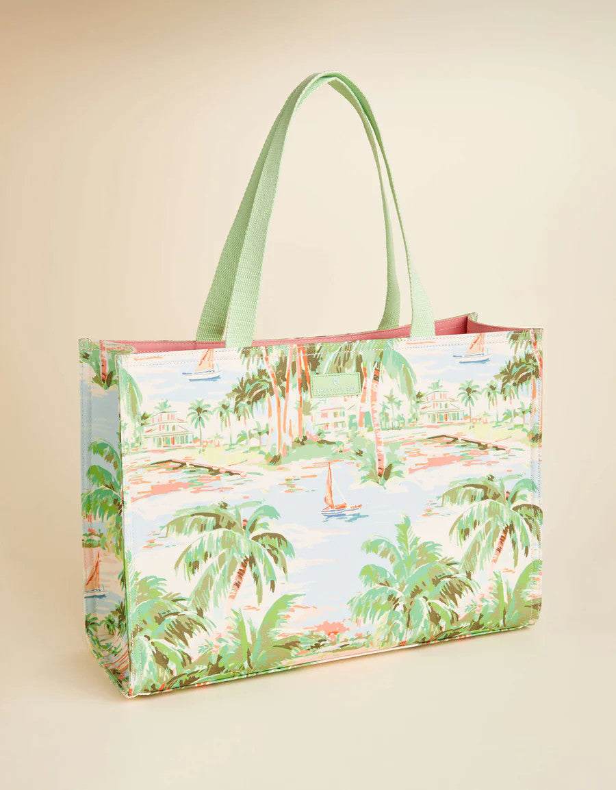 Rope Beach Tote Castillo Tropical - Spartina main image 1