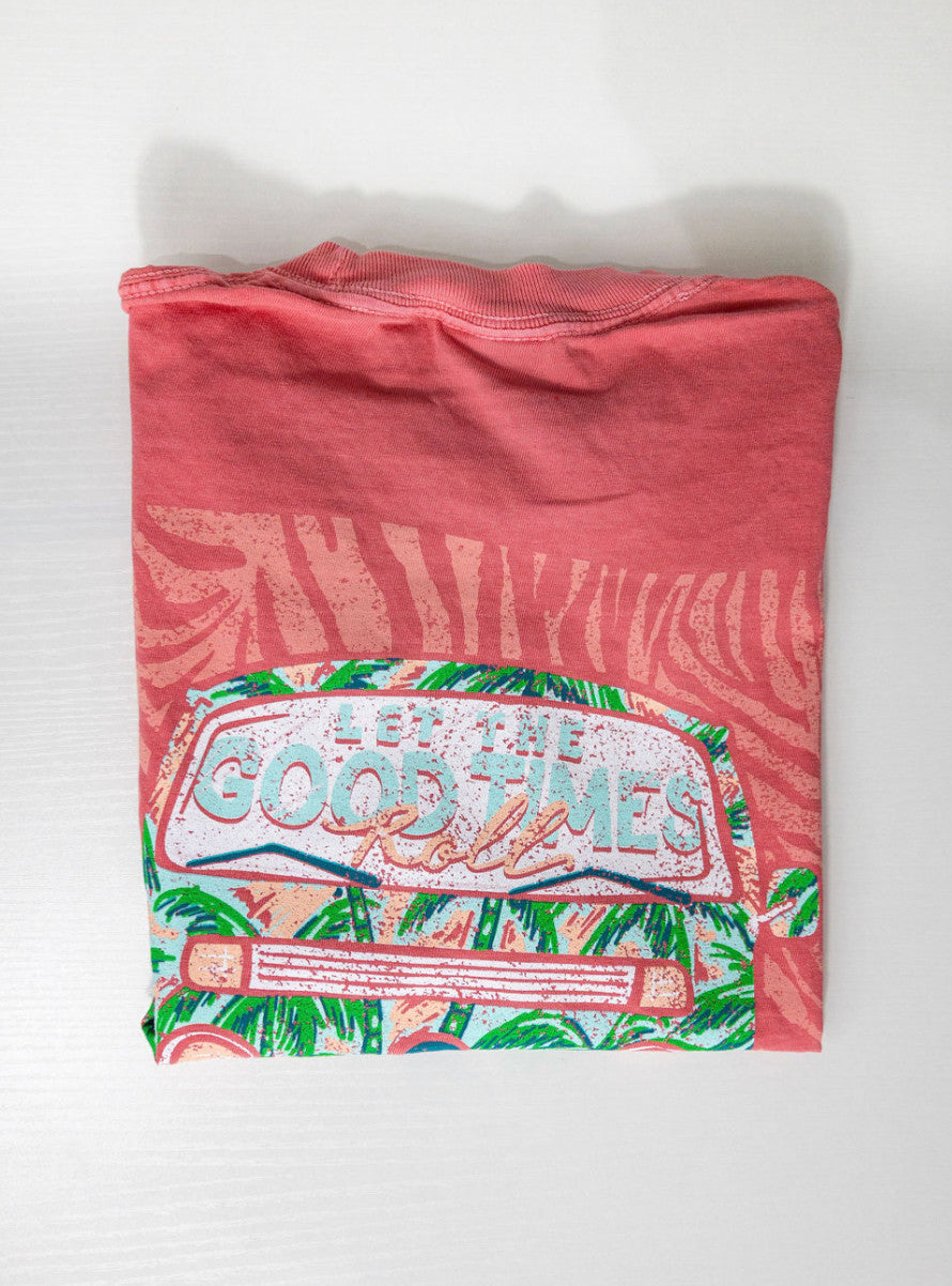 Southern Fried Good Times Tee SS Watermelon