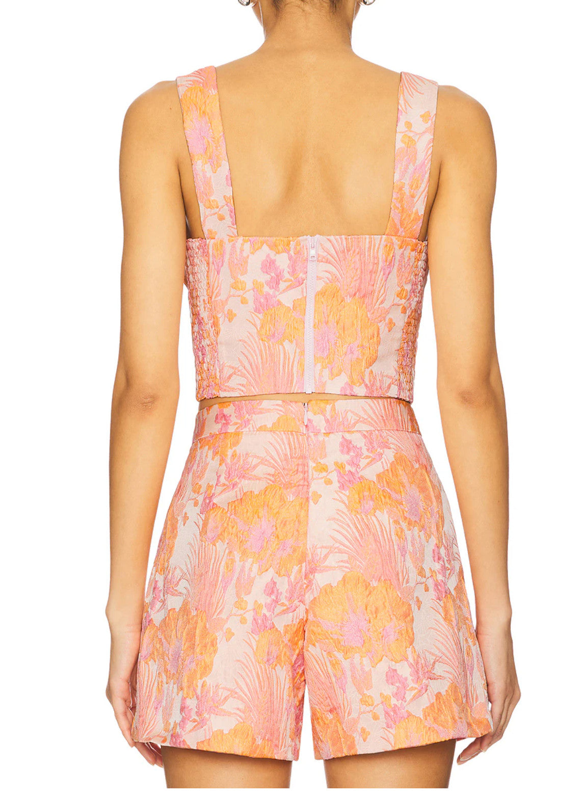 Amanda Uprichard Kenley Top Orange Pink*