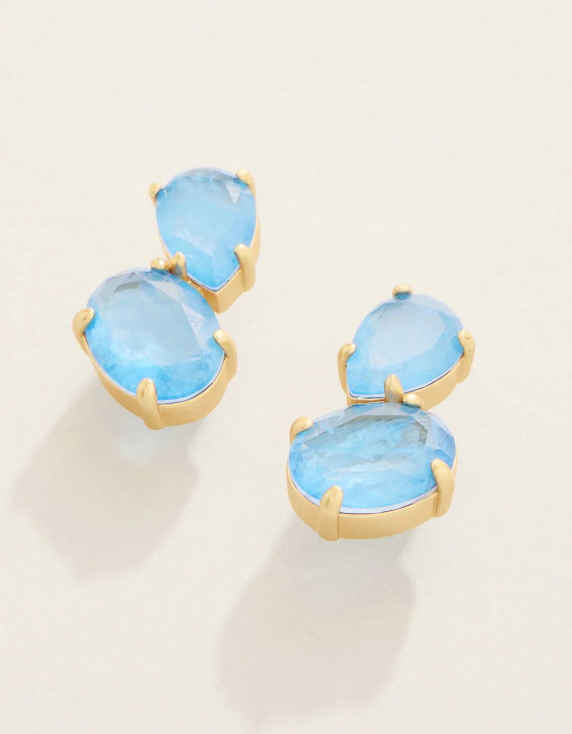 Spartina Naiad Dewdrop Stud Earrings Blue