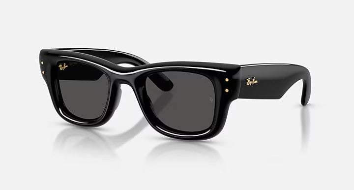 Ray Ban Wayfarer Puffer Black Frame w/ Ultra Black Lens Sunglasses