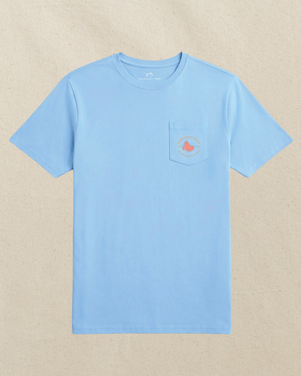 Southern Tide Fly On The Water Surface Tee SS Ocean Channel