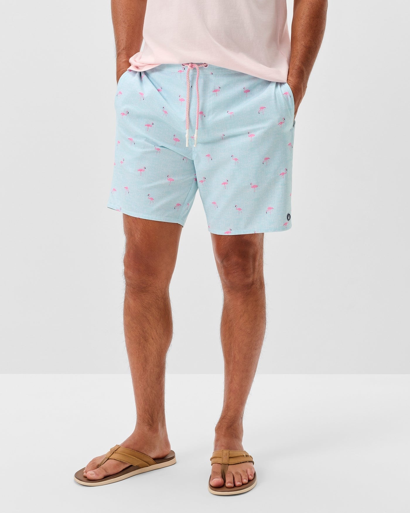 Johnnie-O The Half Elastic 7" Caladesi Surf Shorts Sardinia