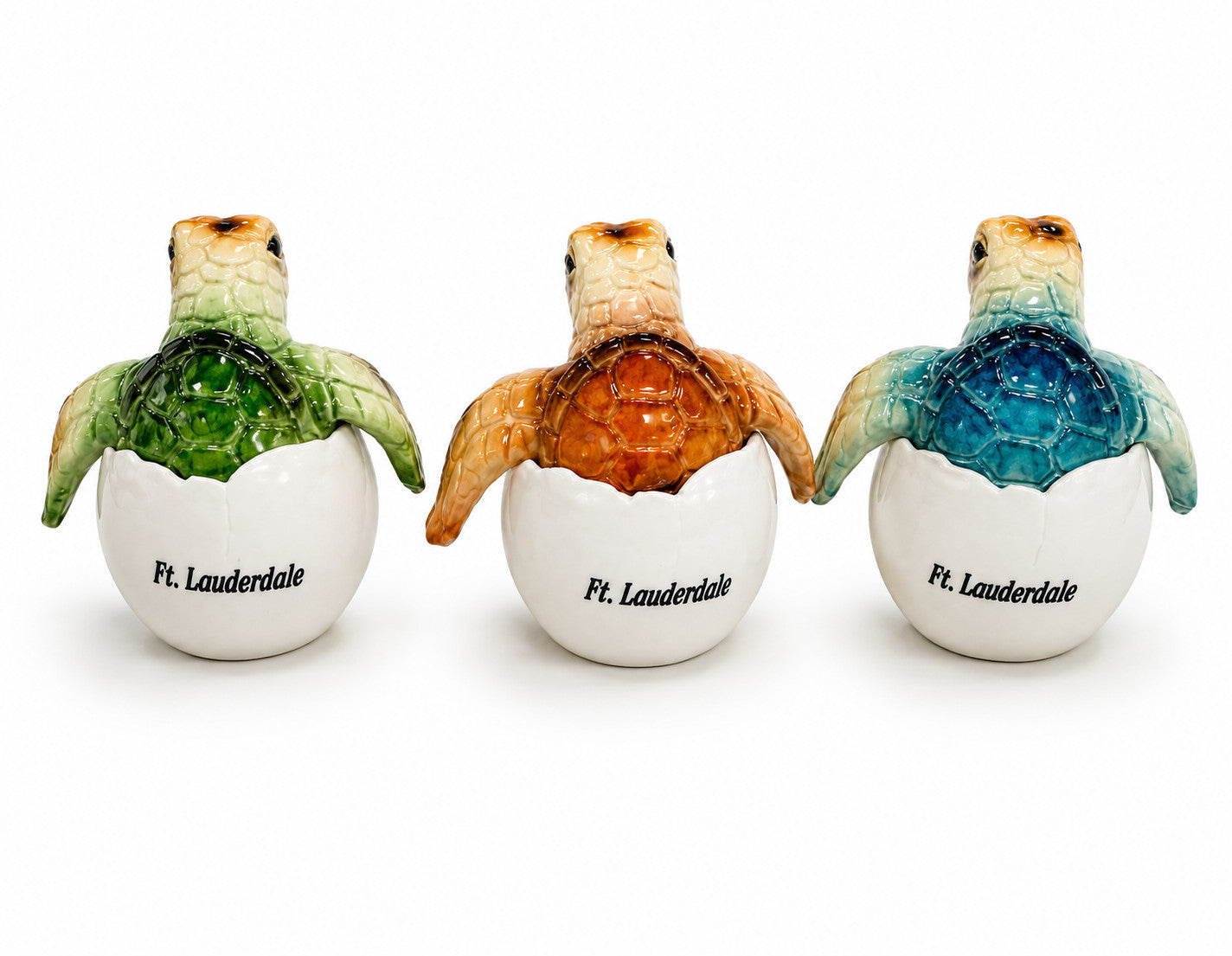 Mini Turtle Baby Hatching Resin Ft Lauderdale Figurine