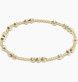 Enewton Hope Unwritten Dignity 4mm Bead Bracelet Gold