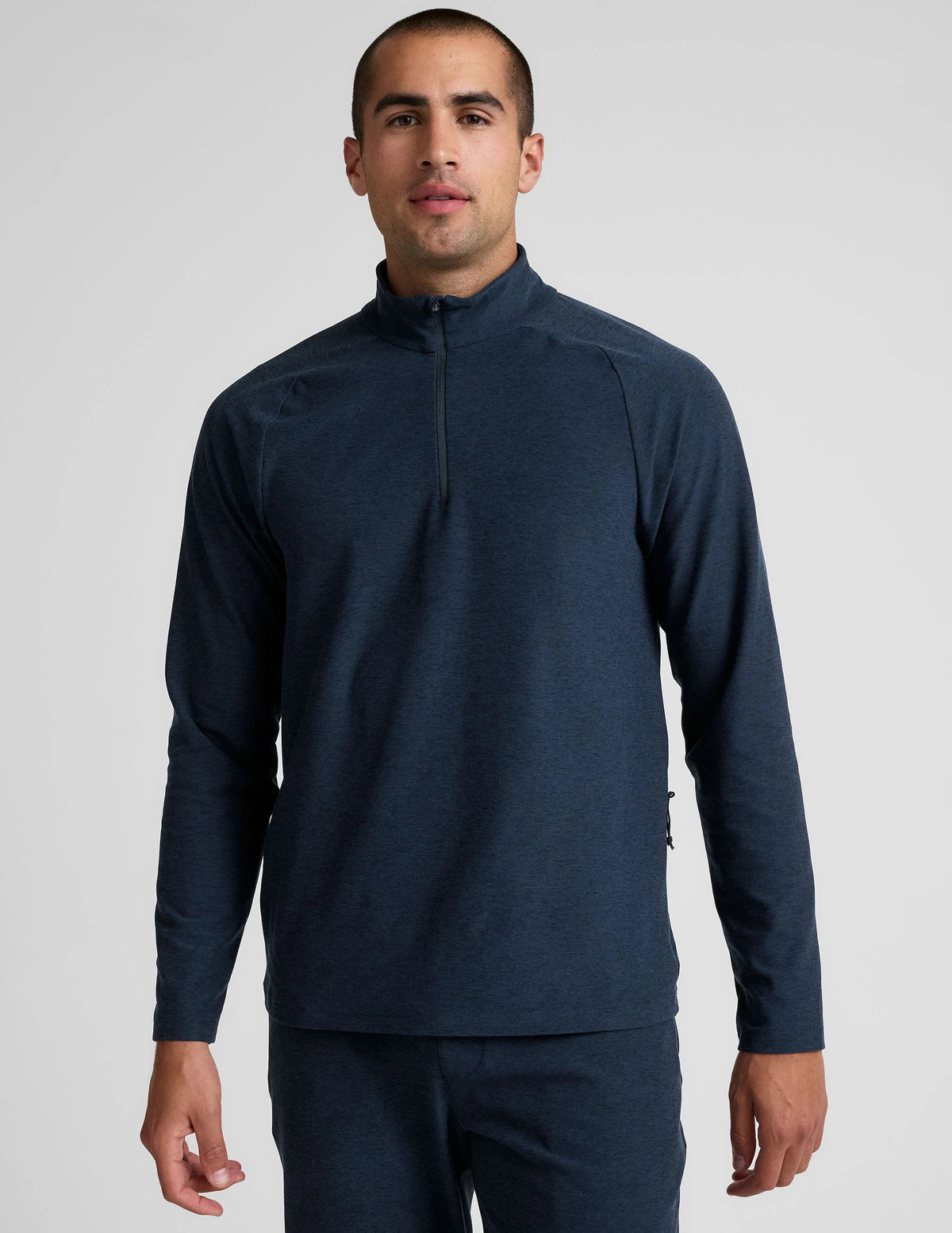Beyond Yoga Spacedye Terrain Quarter Pullover Noctumal Navy