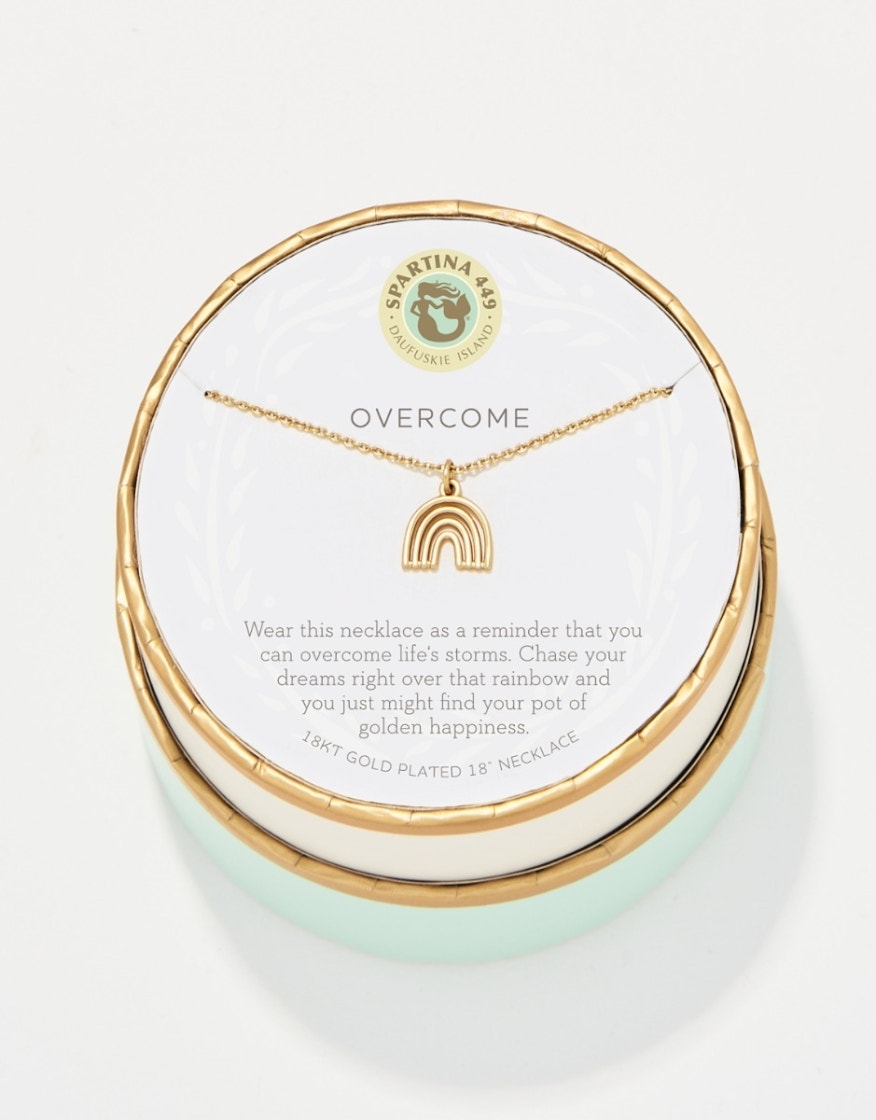Spartina Overcome Rainbow Sea La Vie Necklace Gold