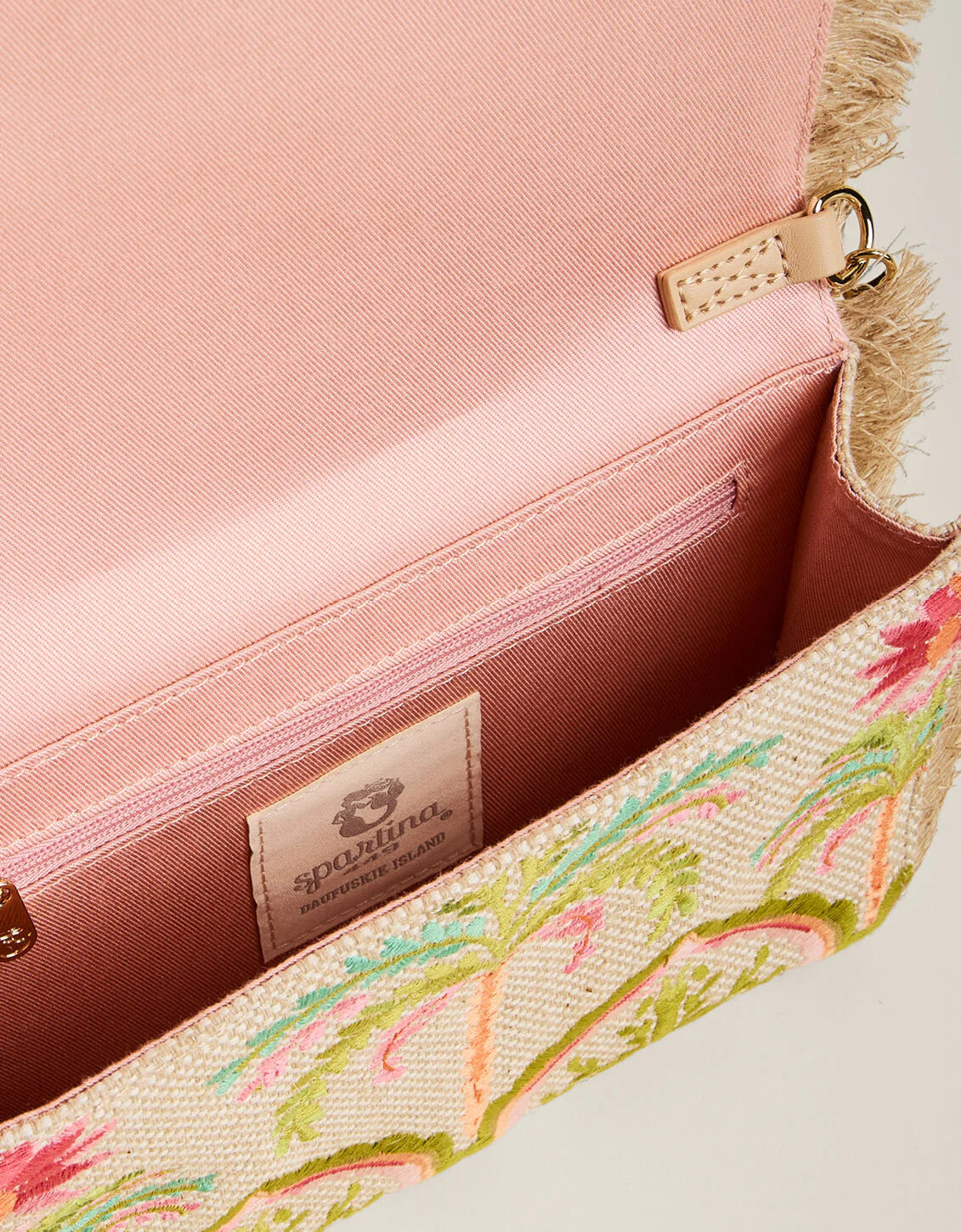 Spartina Clutch Crossbody Bag Castillo Floral Palms
