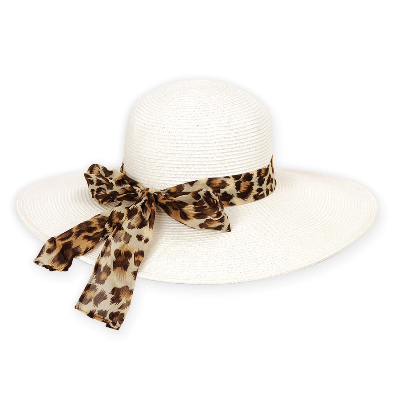 Sun 'N' Sand Ambrosia Animal Print Scarf Hat