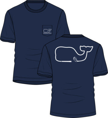 Vineyard Vines Golf Whale Club Pocket Tee SS