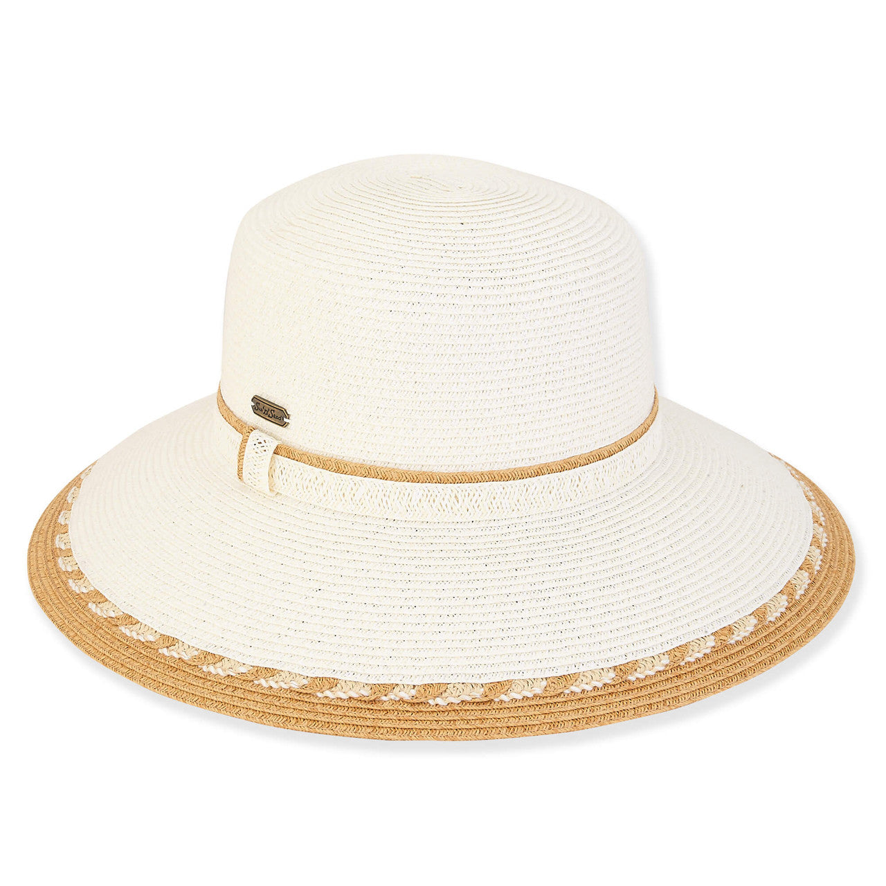 Sun 'N' Sand Earwine Paper Braid Floppy Hat