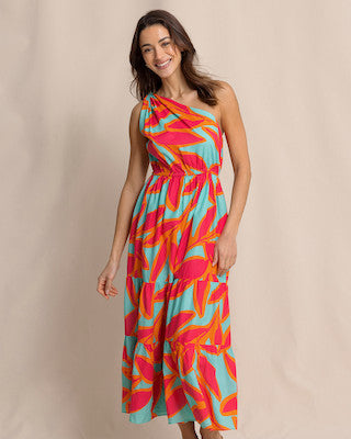 Southern Tide Analeah Garden Glory Maxi Dress Mint