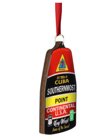 Southernmost Point Buoy Large Key West Ornament