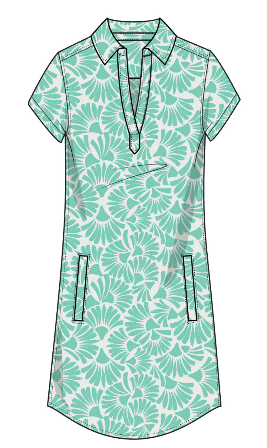 Southern Tide Kamryn Paradise Shores Dress Gulf Shore