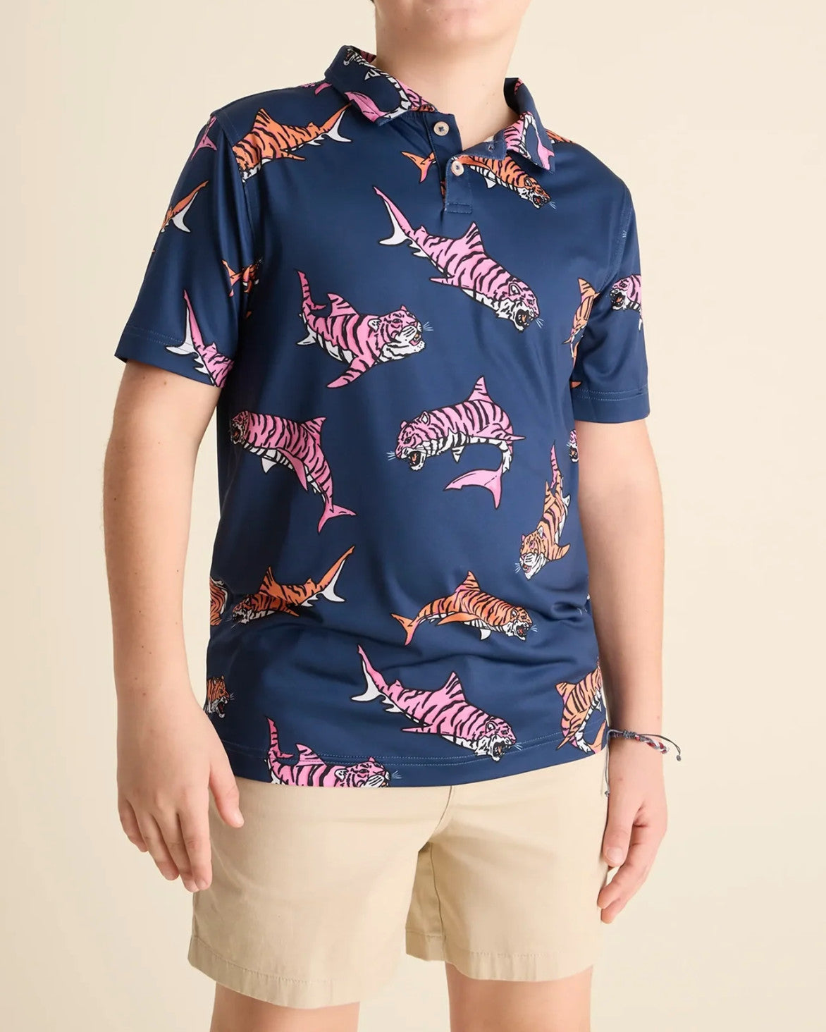 Chubbies Youth The King Of The Sea Performance Polo