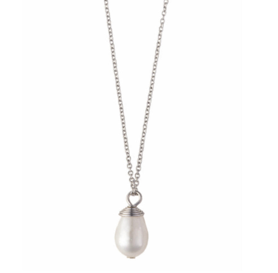 Spartina Find Peace Sea La Vie Necklace Silver