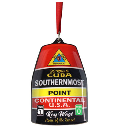 Southernmost Point Buoy Large Key West Ornament