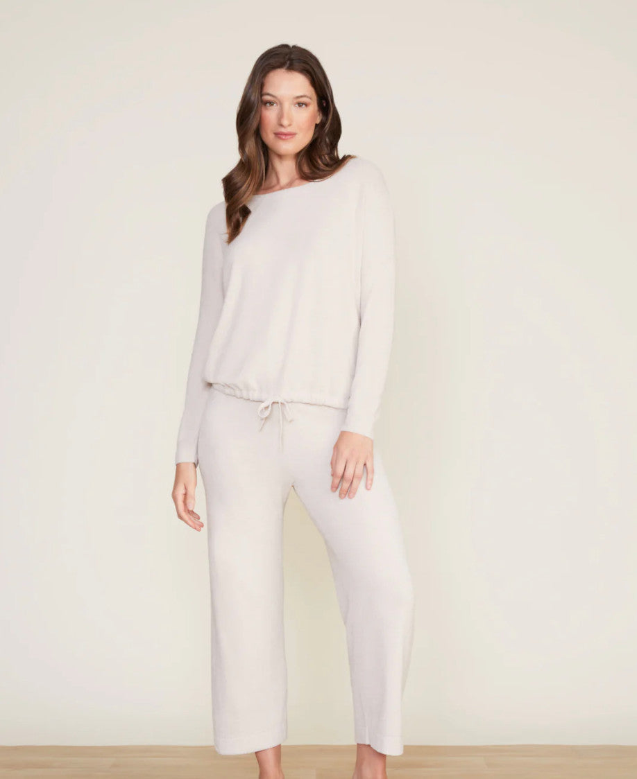 Barefoot Dreams CozyChic Ultra Lite Slouchy Pullover Stone