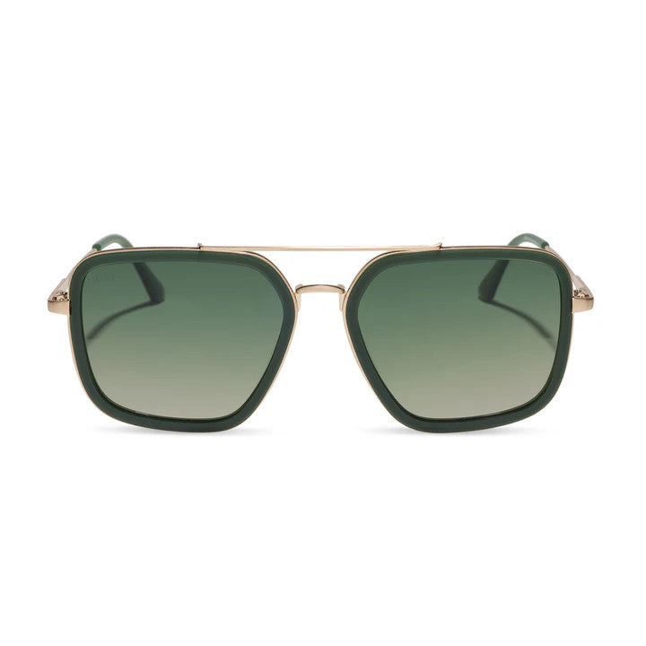 Diff Jordan Fairway Green Frame w/ Aloe Green Gradient Lens Polarized Sunglasses