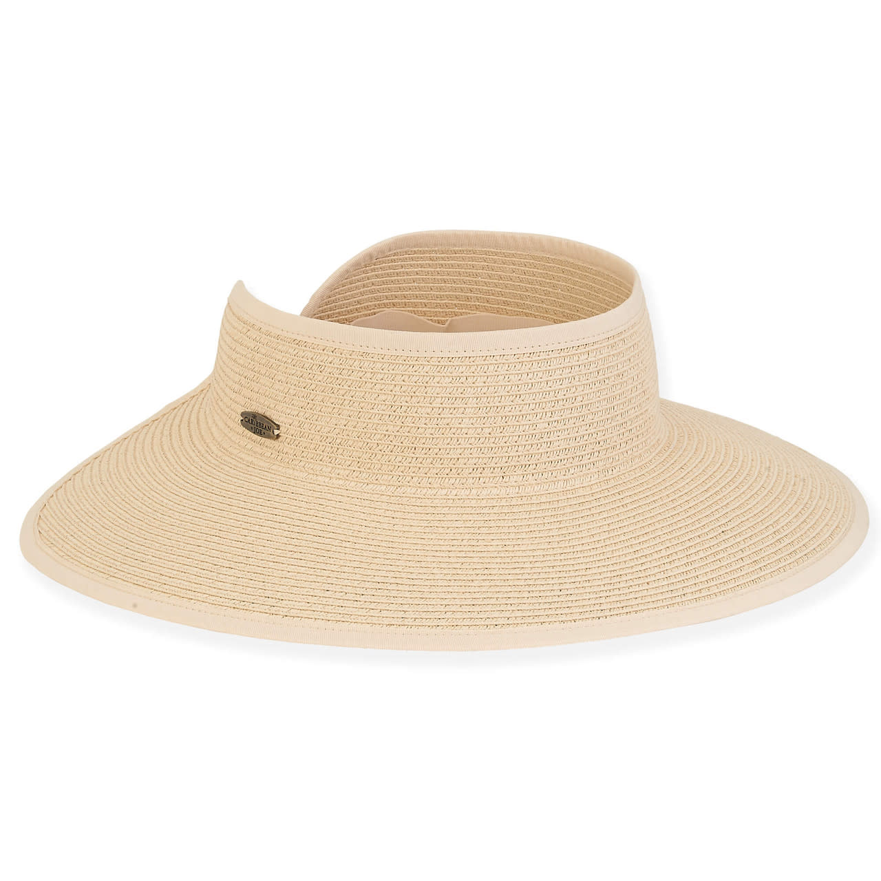 Sun 'N' Sand Kobuleti Paper Straw Roll-Up Sun Visor Hat