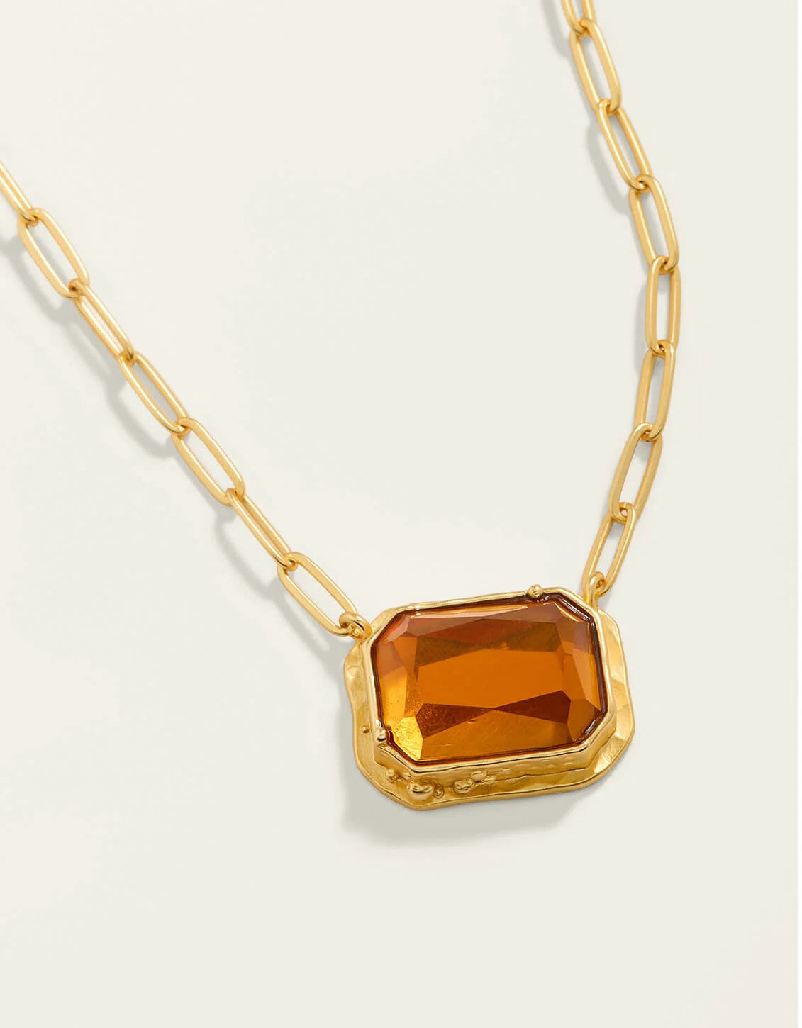 Spartina Marion Rectangle Necklace 20" Topaz