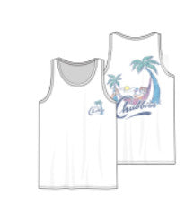 Chubbies The Tiger Tailgate Duo Tank White