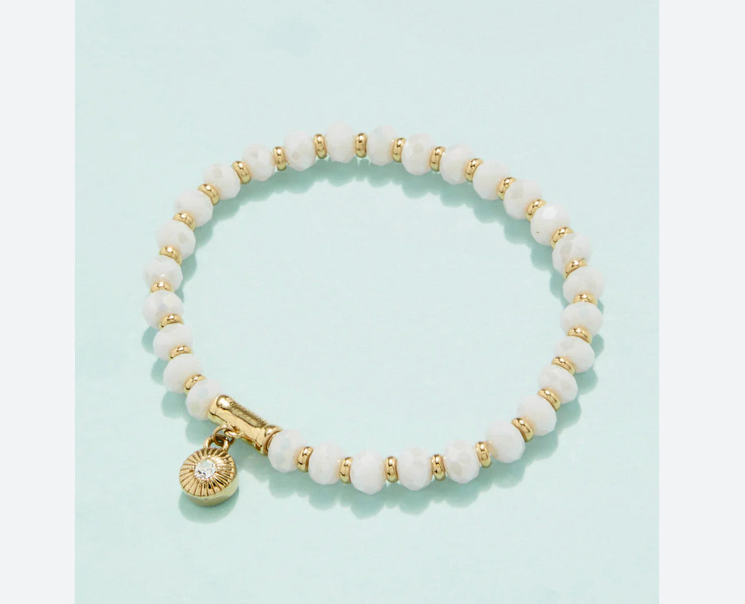 Spartina Alljoy Stretch Bracelet Cream