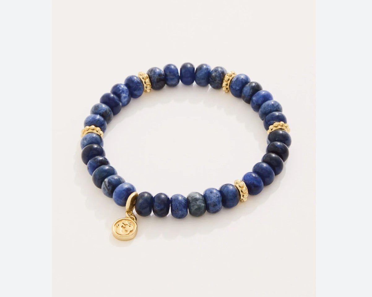 Bracelet 7.5" Pearl Louisa Mae Stretch Bracelet