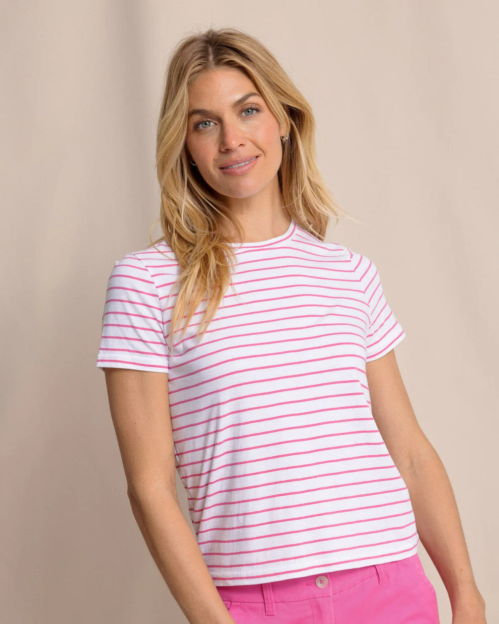Southern Tide Sun Farer Striped Crew Neck Tee