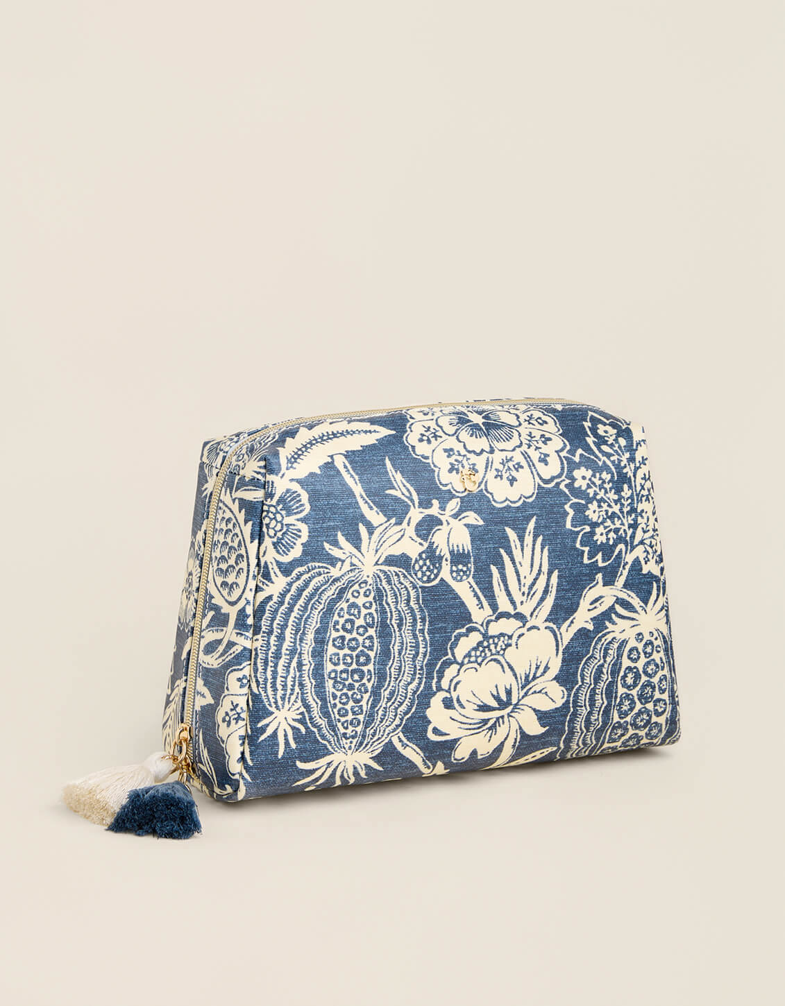 Spartina Large Cosmetic Pouch Flagler Blue