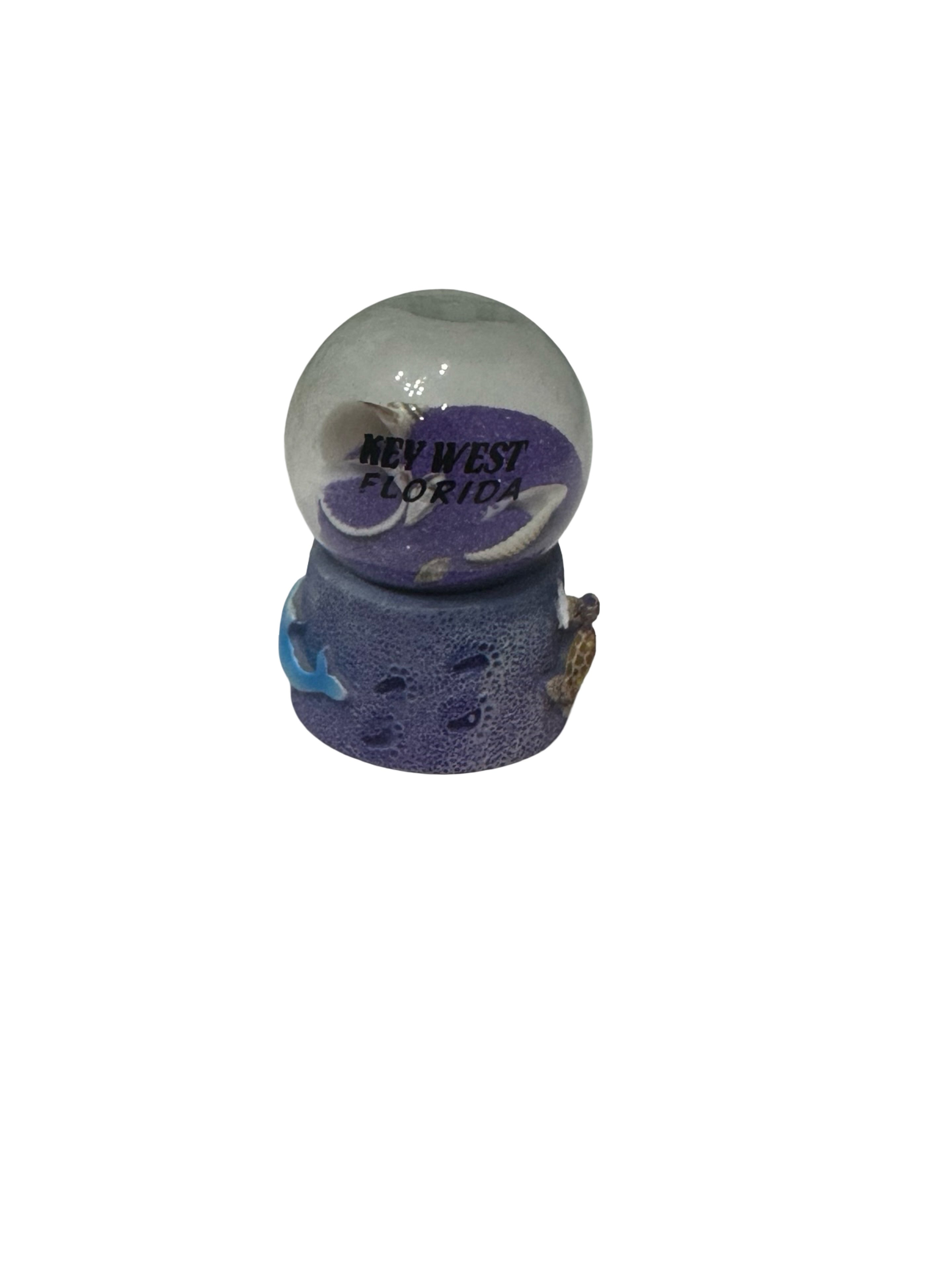Seashell Key West Sand Globe