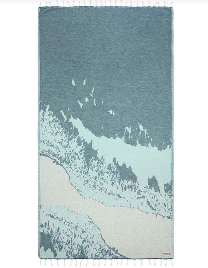 Sand Cloud Sunset Beach Towel Deep Ocean