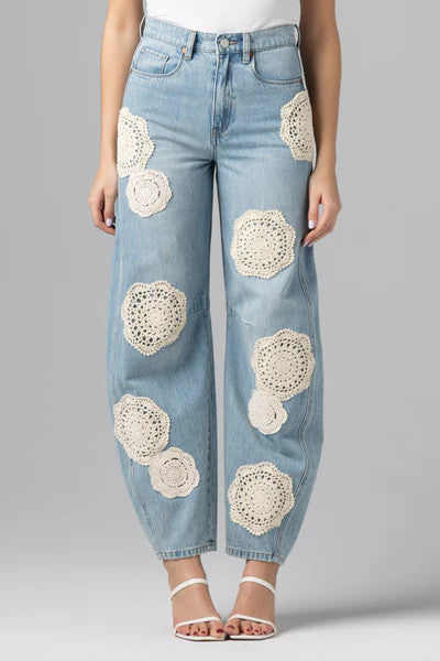 BlankNYC Surf Camp Pants	Light Medium	Indigo Creative