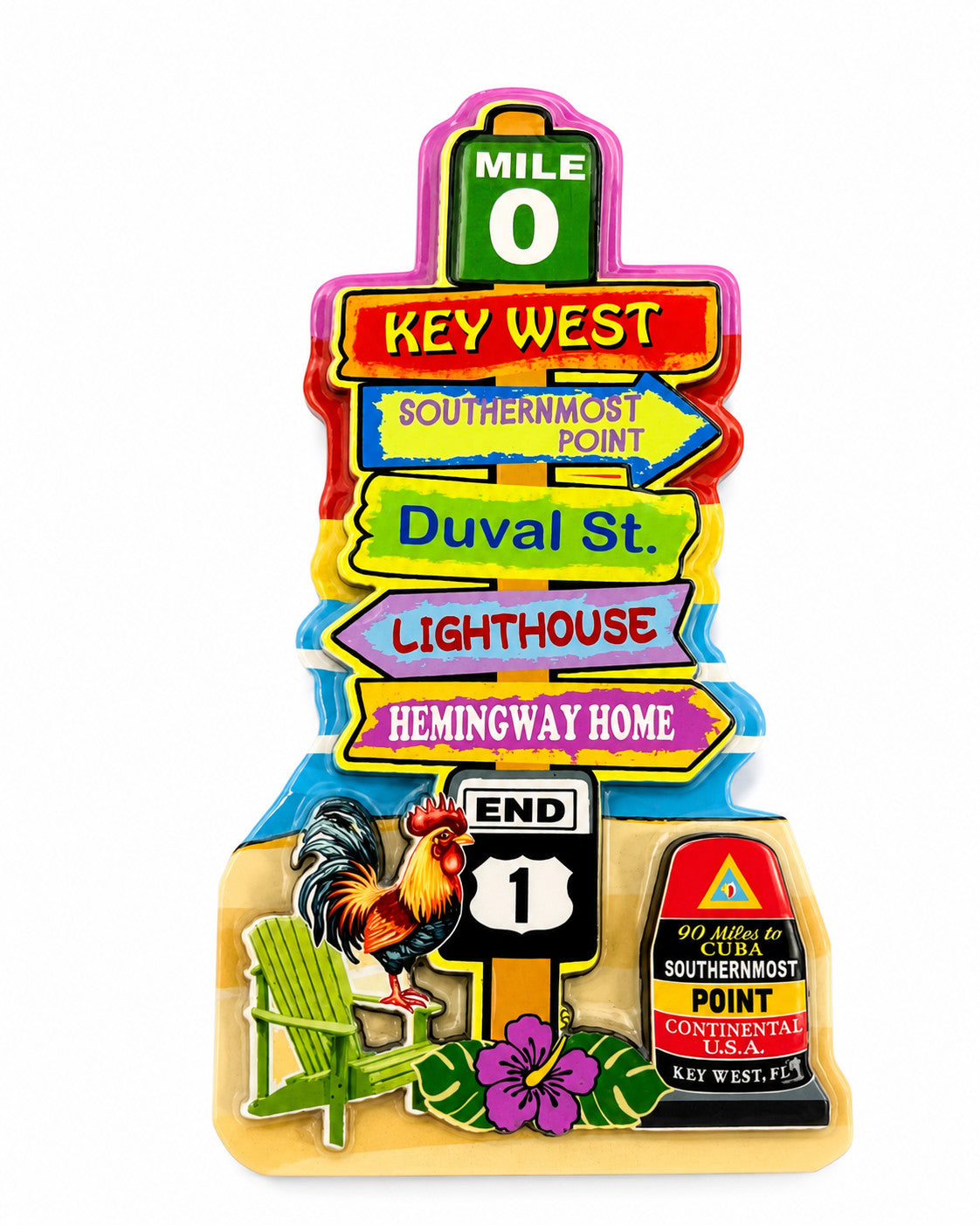 Key West Landmark Sign Magnet
