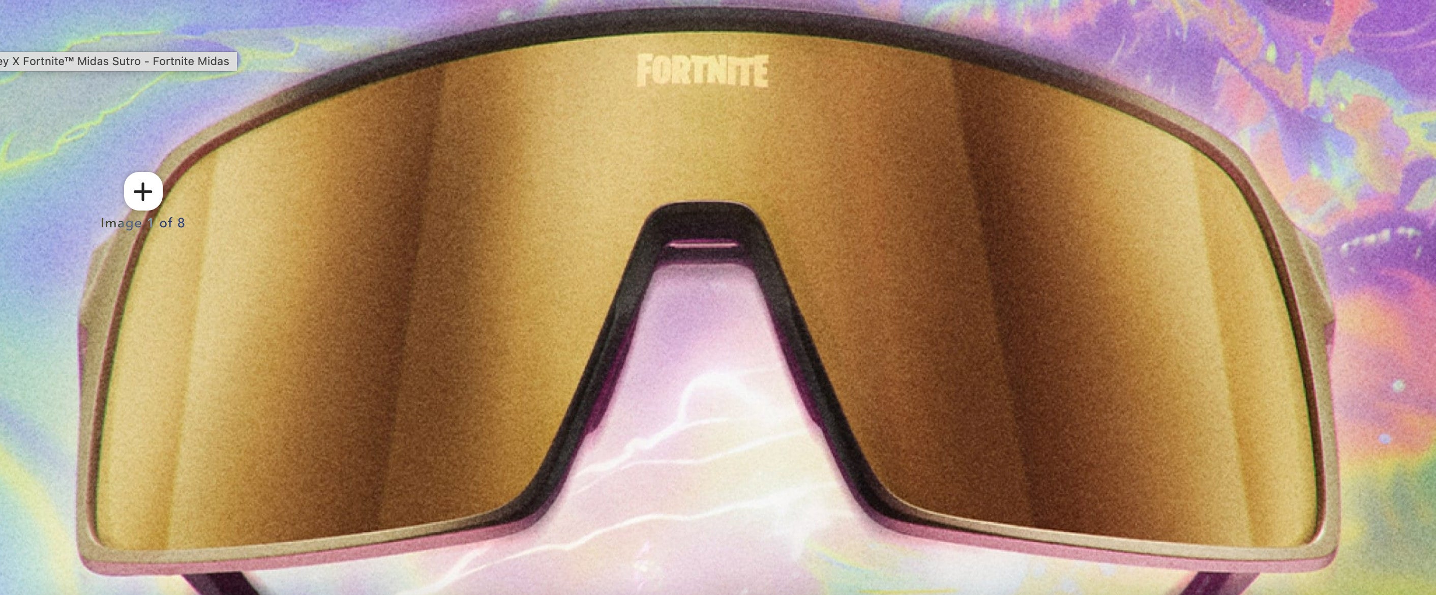 Oakley Fortnite Midas w/ Prizm 24K Lens Sutro Sunglasses