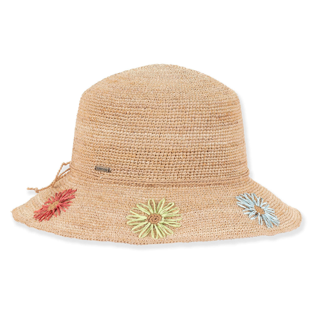 Sun 'N' Sand Thora Floral Raffia Bucket Hat