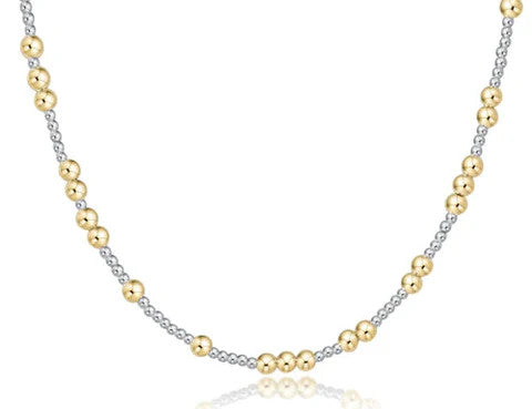 Enewton 15" Hope Unwritten 4mm Choker Mixed Metal