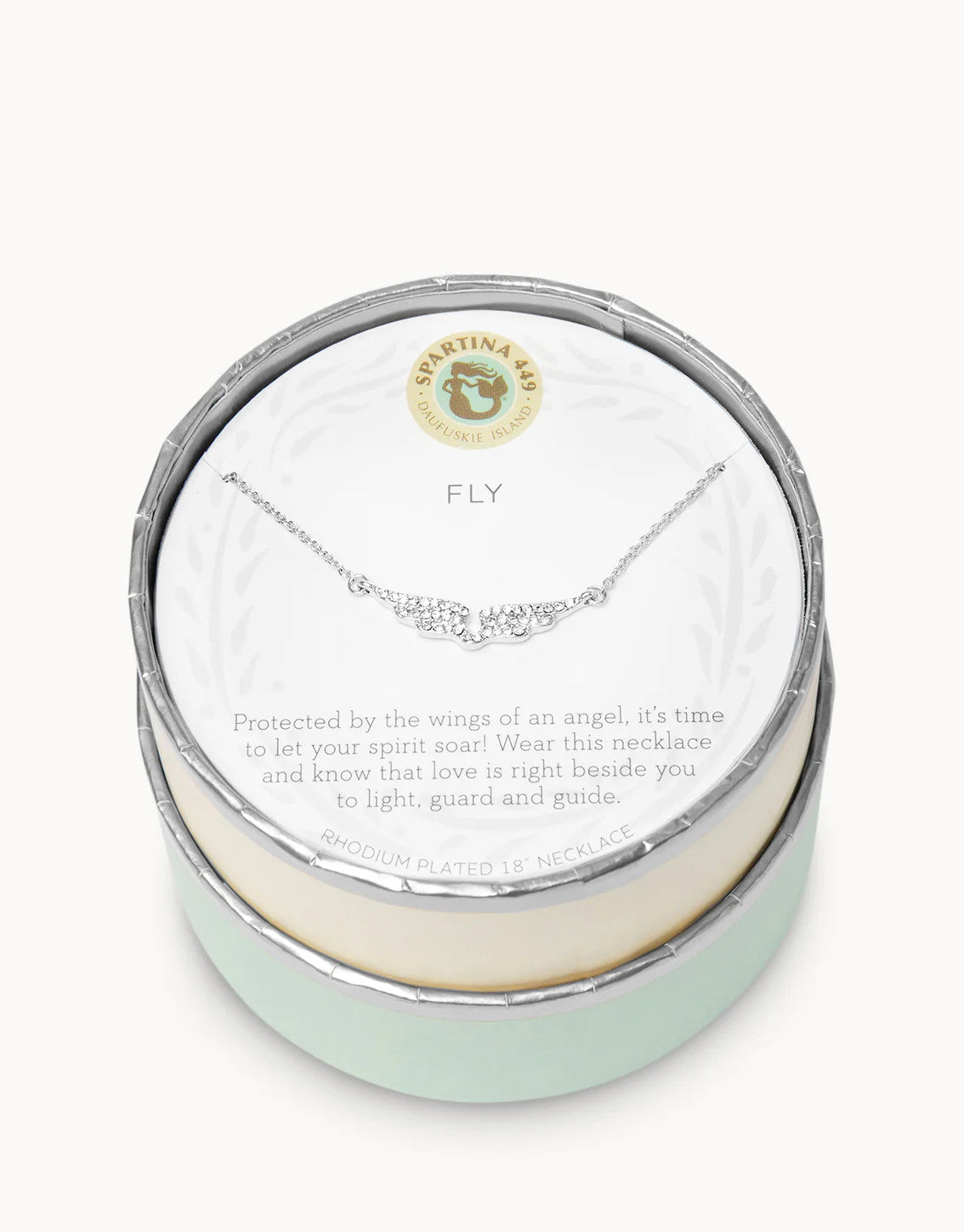 Spartina Fly Sea La Vie Necklace Silver