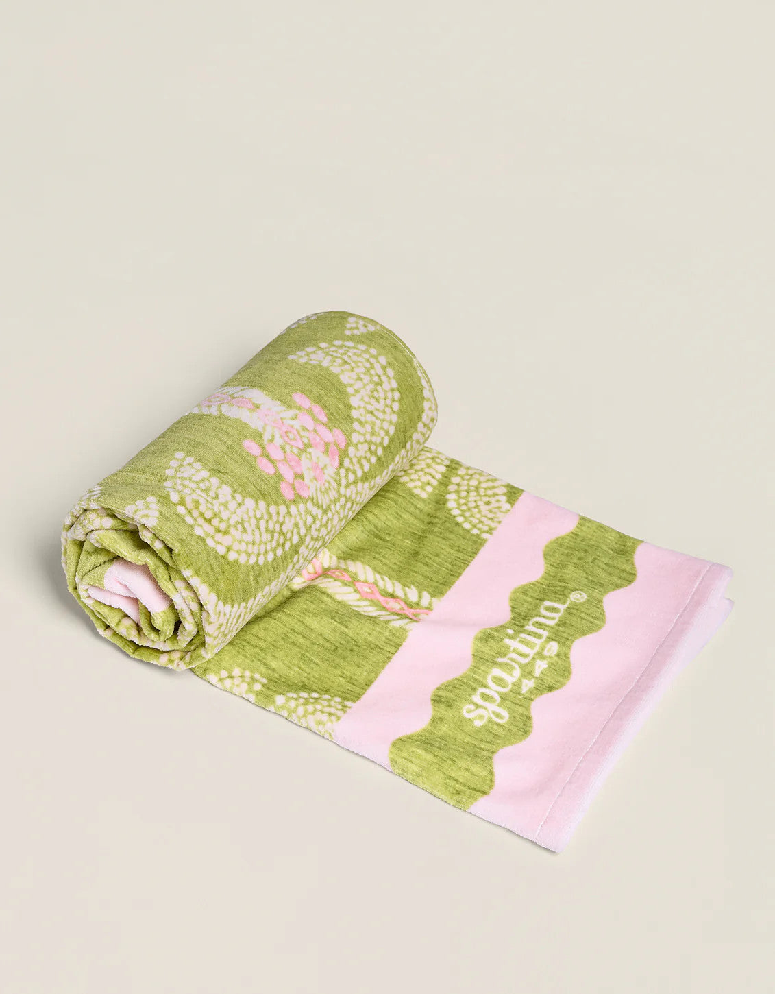 Spartina Beach Towel Castillo Green Palms