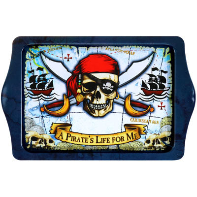 Key West "A Pirate's Life For Me" 10"x6" Tin Tray