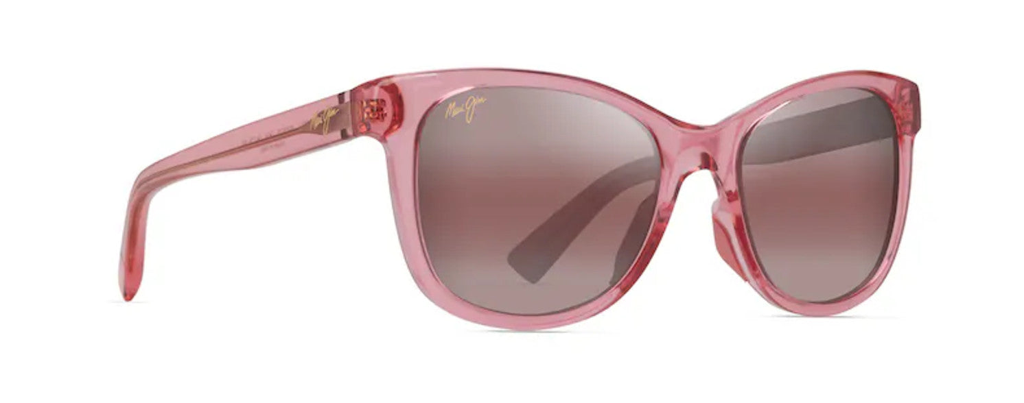 Maui Jim Rose Kiopaa Lens w/ Shiny Transparent Pink Frame Sunglasses