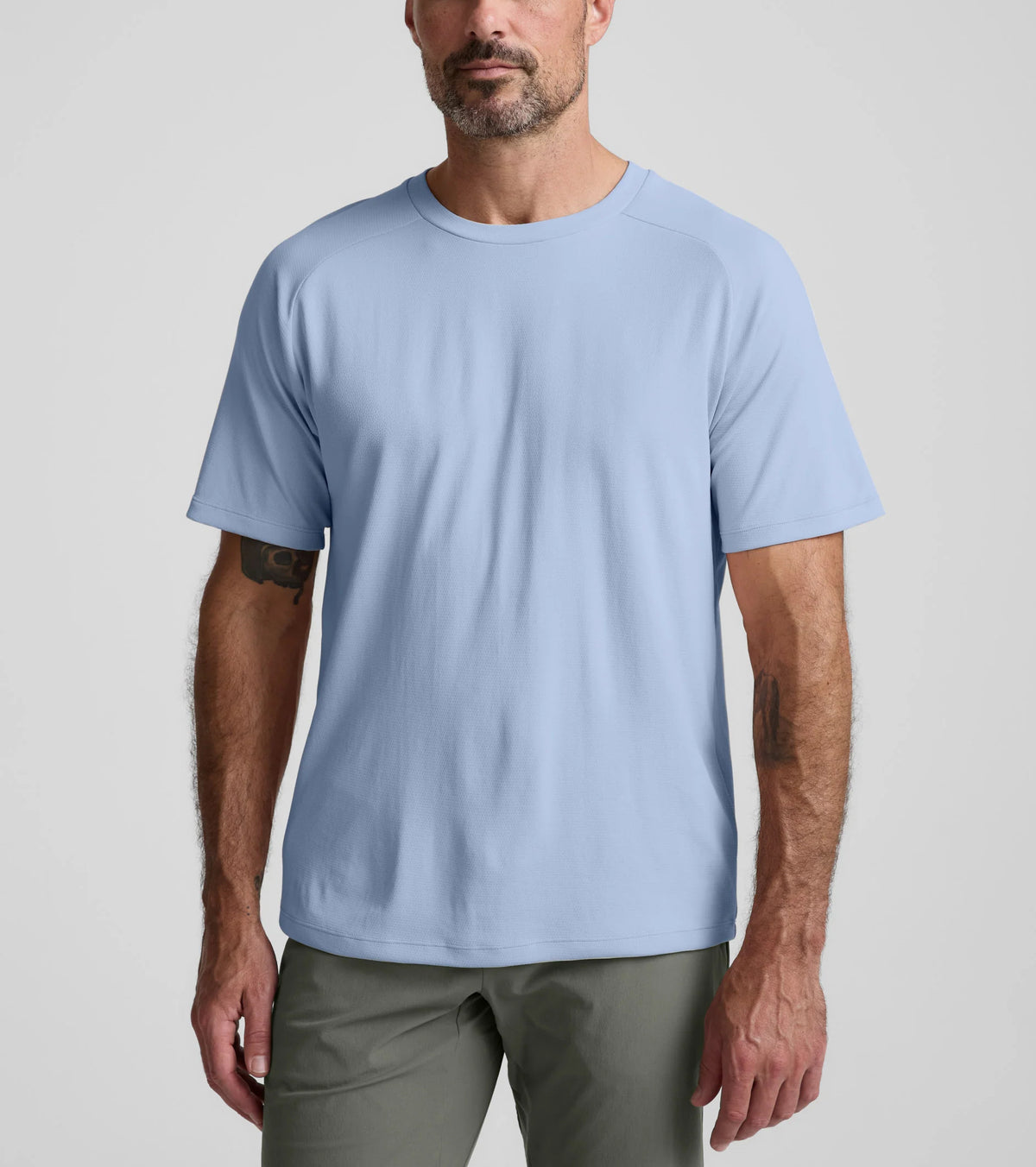 Beyond Yoga All In Active Tee Blue Mist