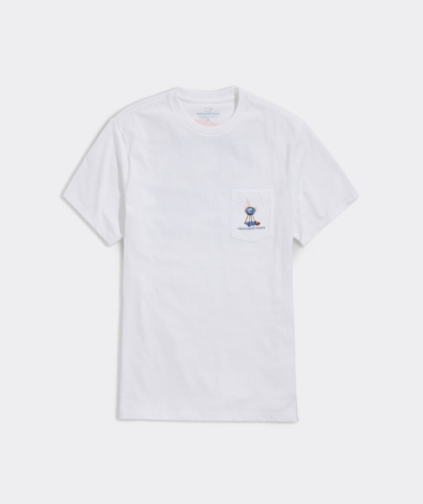 Vineyard Vines Tailgating Pocket Tee SS White Cap