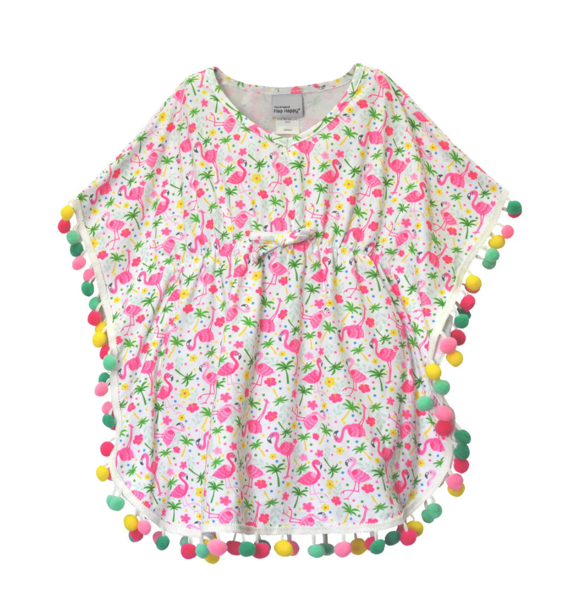 Flap Happy Kaia Beach Swim Cover Up Flamingo Party